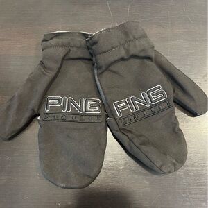 Ping Golf Cart Mittens Gloves Black